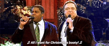 Keenan Thompson and John Goodman singing &quot;all I want for Christmas is booty&quot;