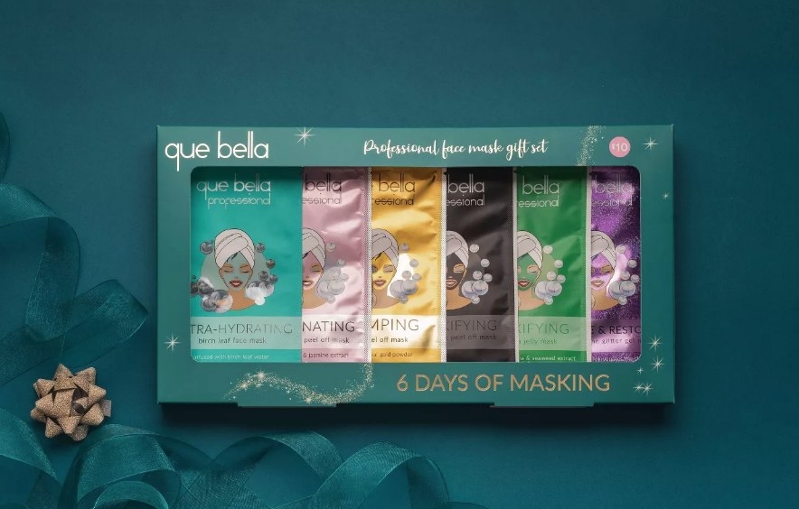 A face mask gift set with six masks