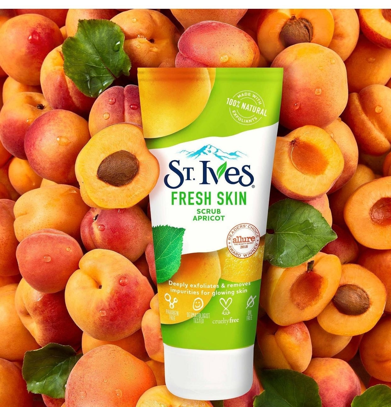 The  St. Ives apricot facial scrub