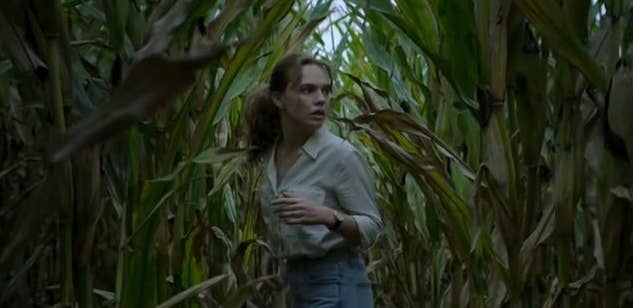 Frannie in a cornfield in &quot;The Stand&quot; (2020)