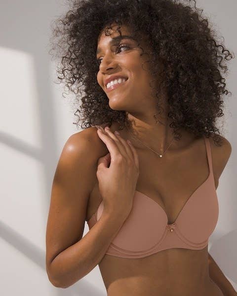 Seamless Open Air Barely There Bra - White