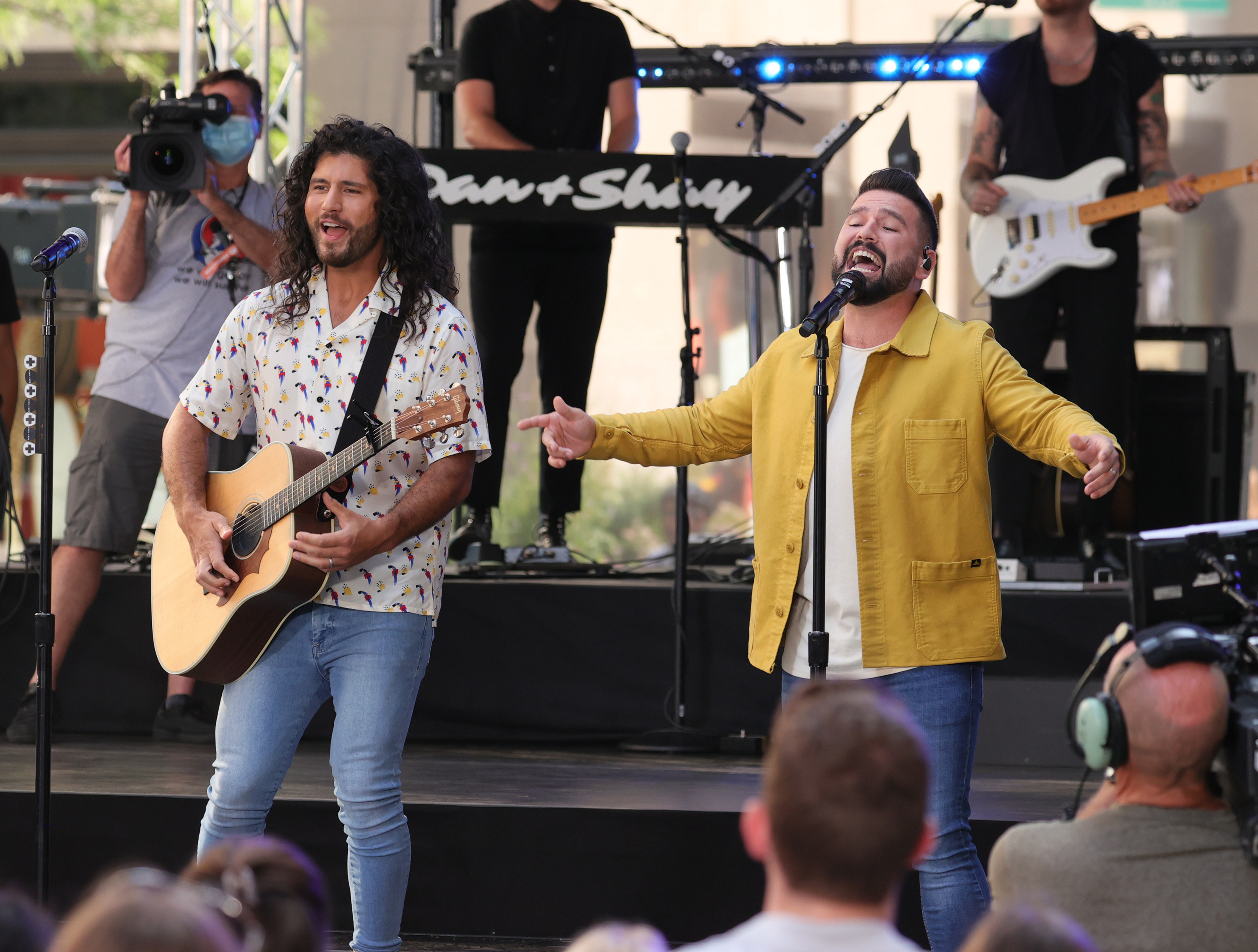 Dan Smyers and Shay Mooney of Dan + Shay perform On &quot;Today&quot; Show at Rockefeller Plaza
