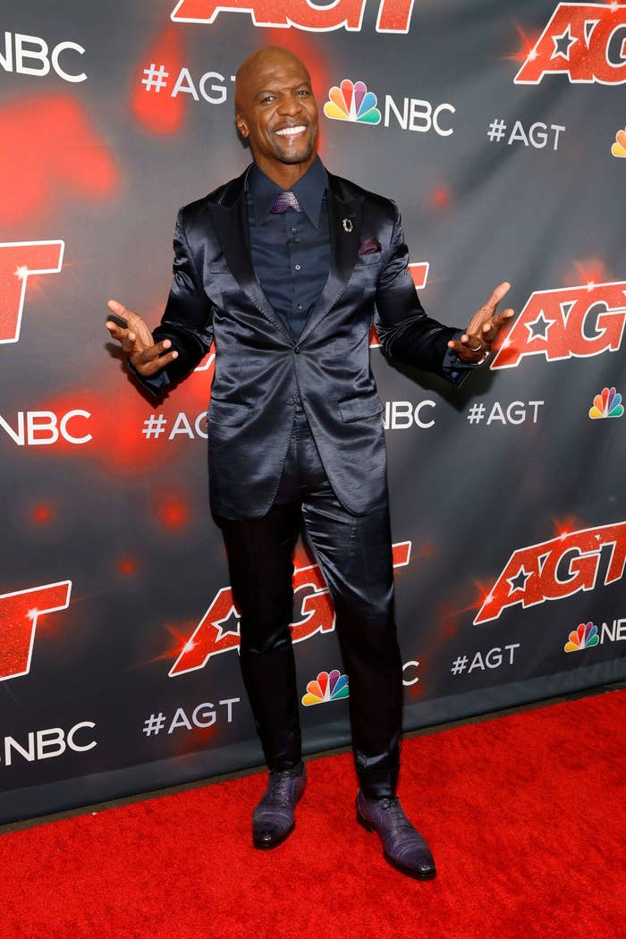 Terry Crews on the red carpet for America's Got Talent