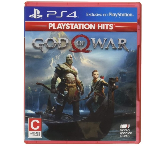 Videojuego de God of War para PS4