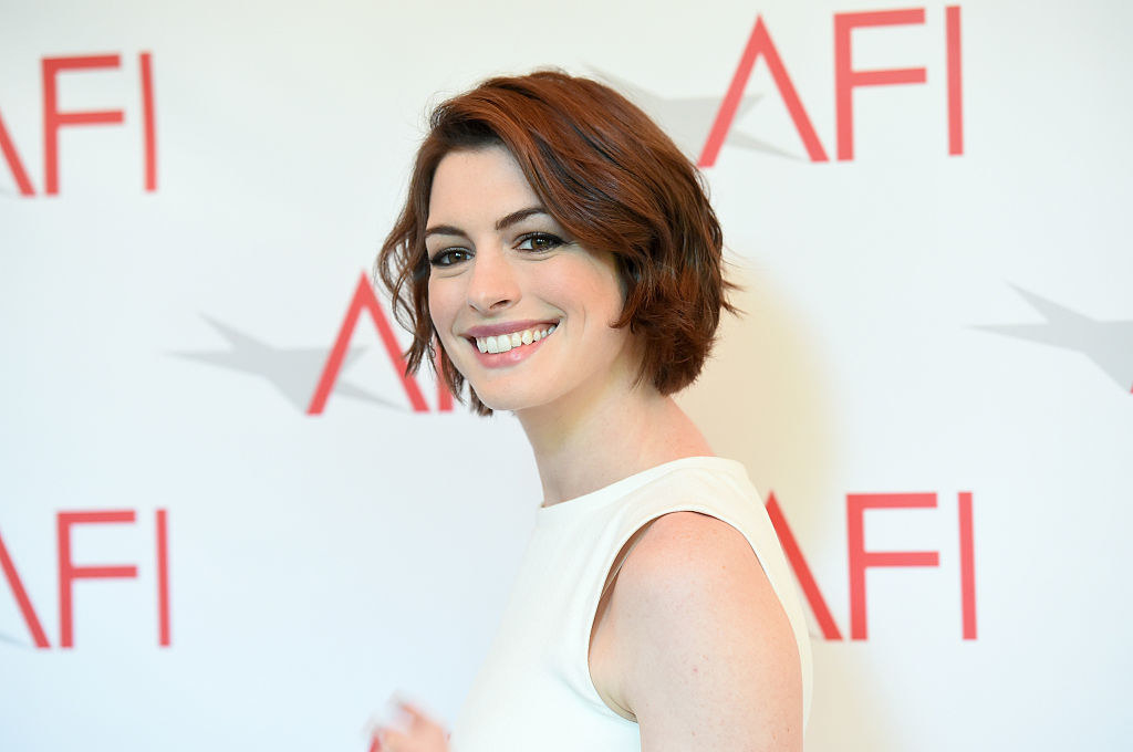 Hathaway on the red carpet