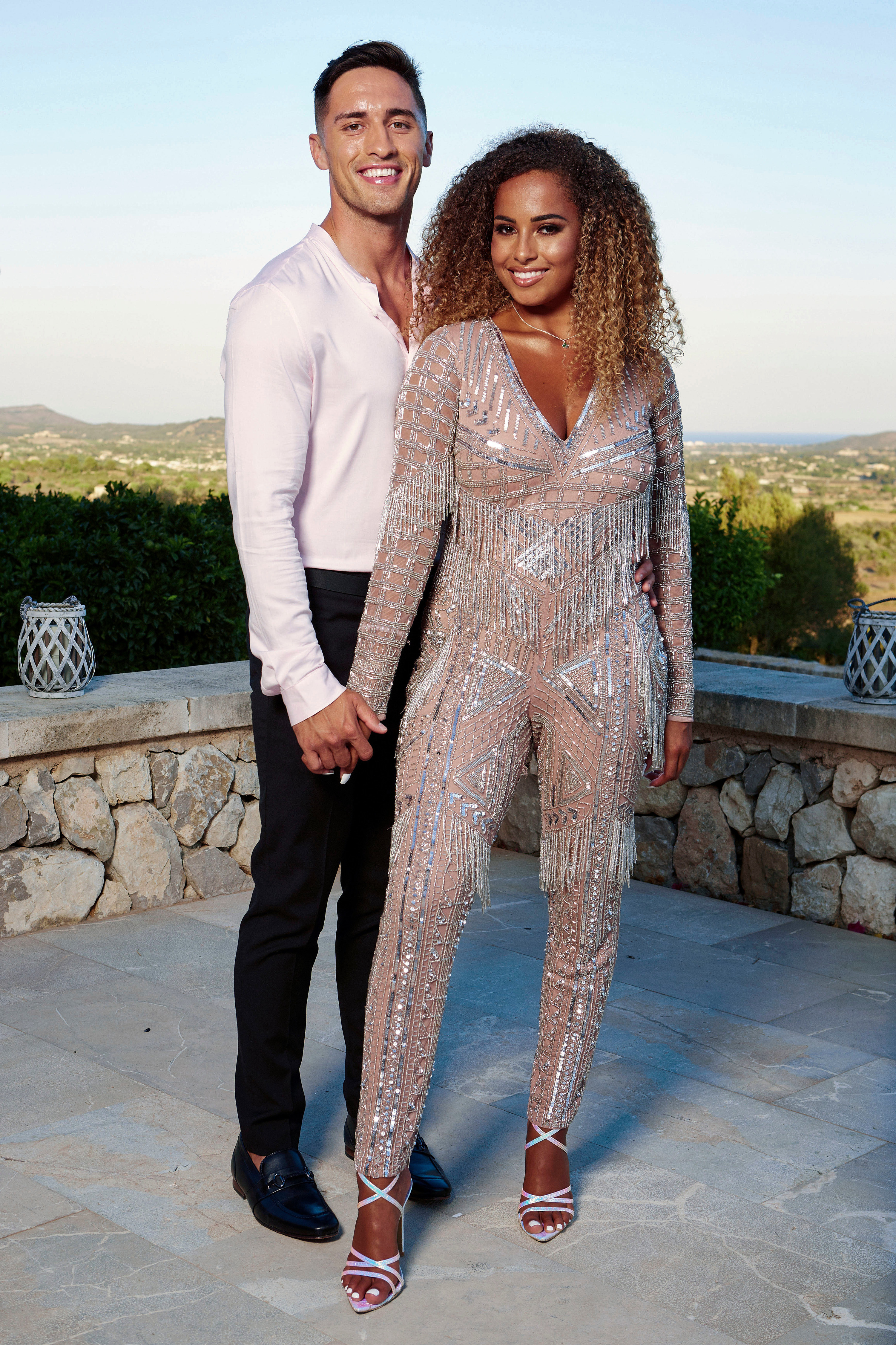 Amber and Greg after winning &quot;Love Island UK&quot; Season 5