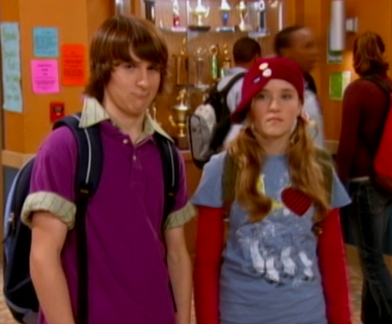 Michel Musso and Emily Osment in &quot;Hannah Montana&quot;
