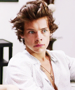 Harry Styles (From &quot;Best Song Ever&quot; era) rolling his eyes.