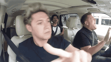 Clip from One Direction&#x27;s Car Pool Karaoke with James Corden