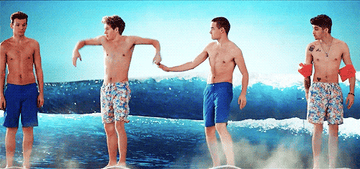 A clip from &quot;Kiss You&quot; music video.
