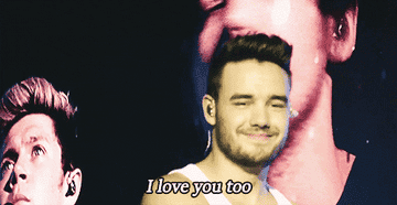 Liam saying, &quot;I love you too&quot;