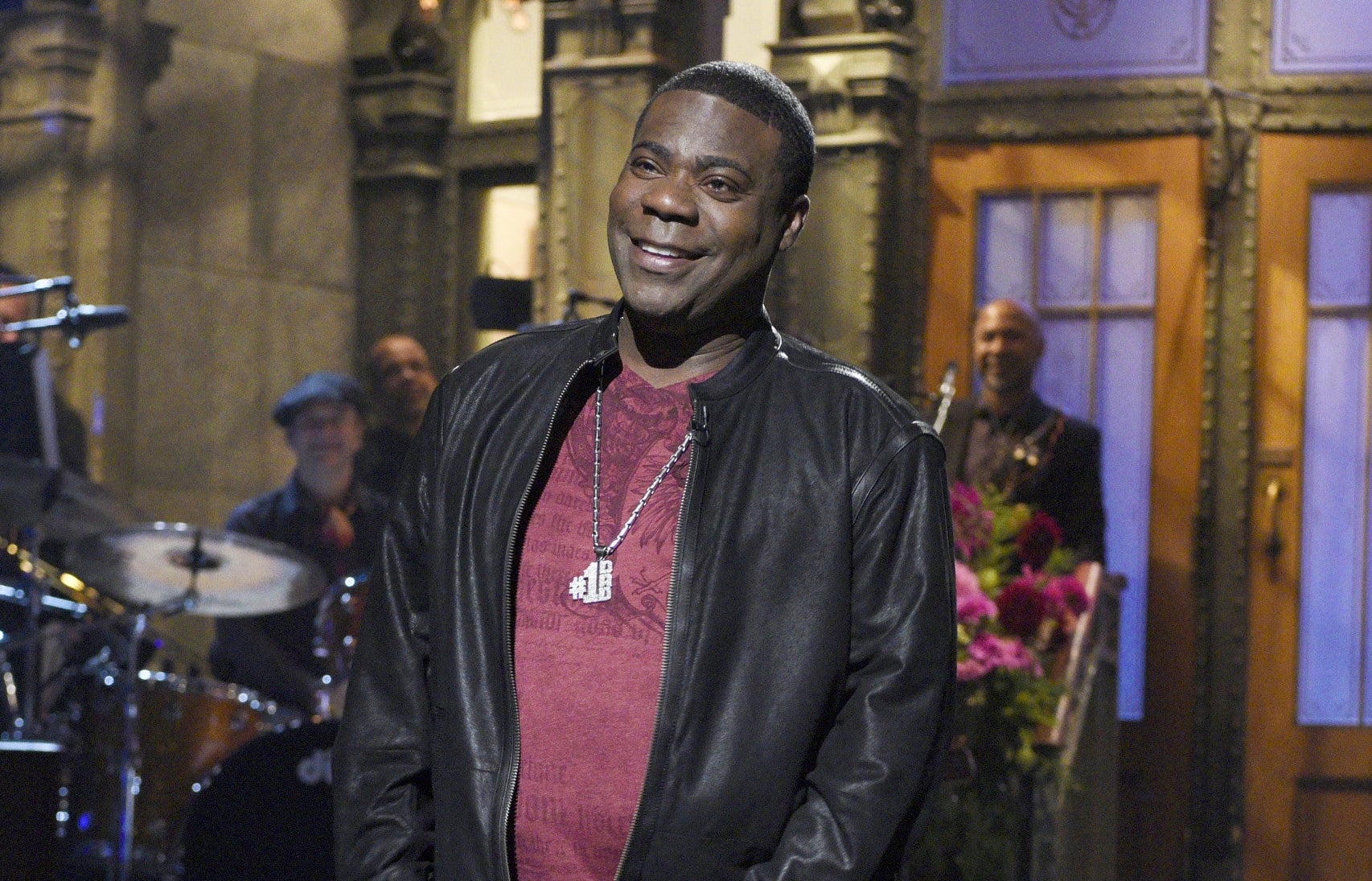 Tracy Morgan hosting SNL on stage