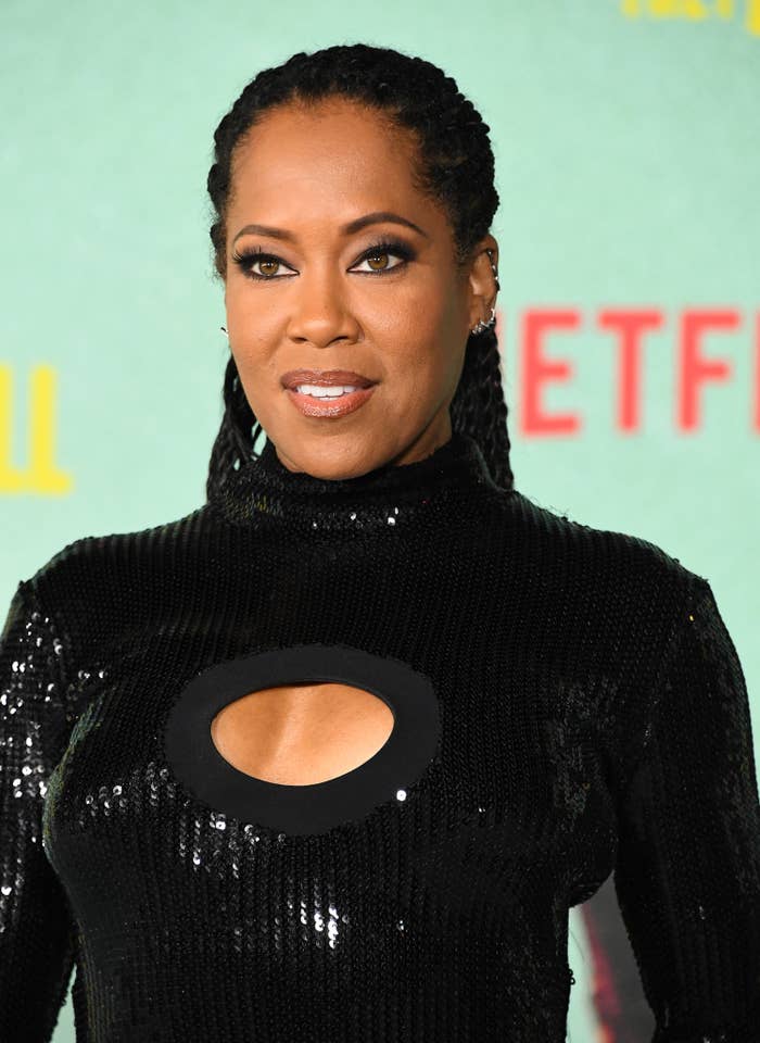 Regina King looking.