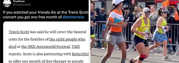 The Controversial Travis Scott/BetterHelp Partnership, And Influencers At  The NYC Marathon
