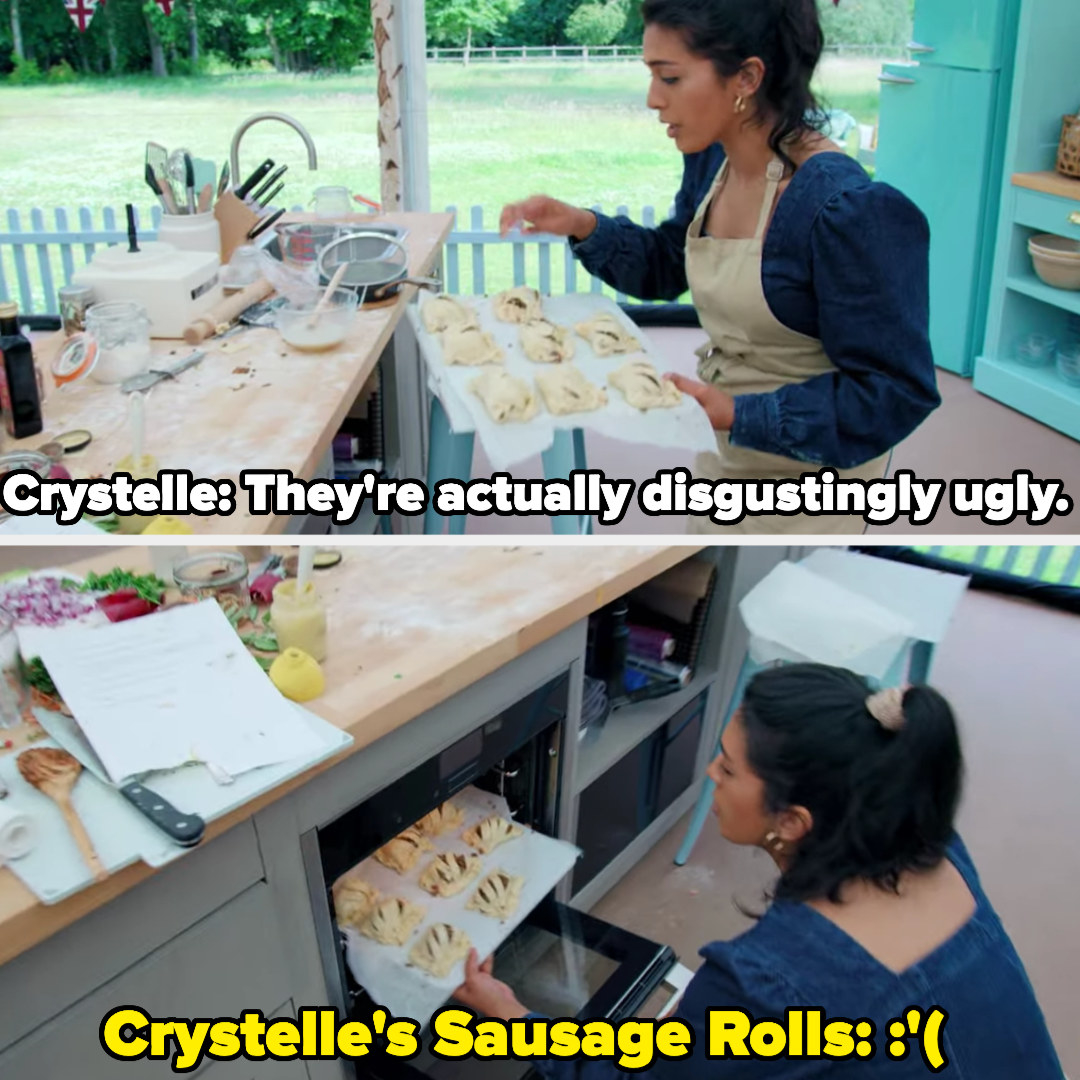Crystelle calls her bake &quot;disgustingly ugly&quot;