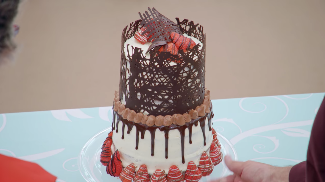 Chigs&#x27; incredible strawberry and chocolate Showstopper