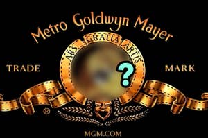 MGM logo with the center blurred