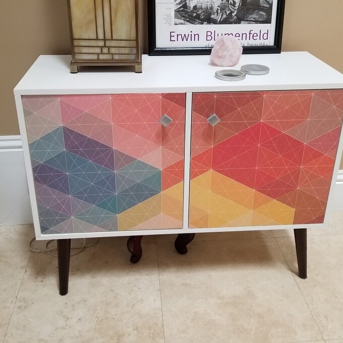 an accent cabinet