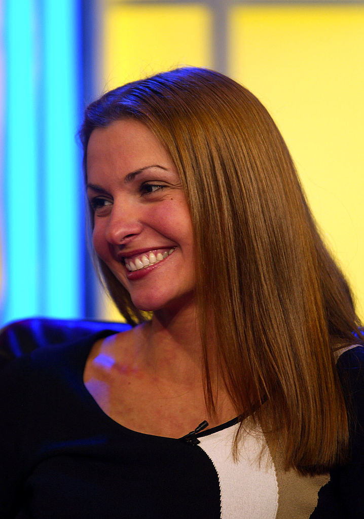 Helene Eksterowicz of &quot;The Bachelor&quot; during &quot;TRL&quot; in 2002