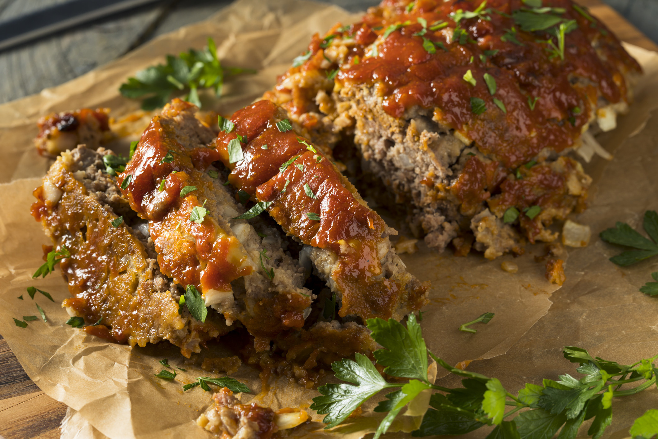 Homemade meatloaf.