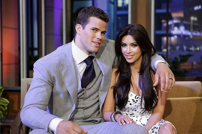 Kim with her ex-husband Kris