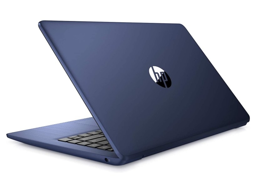 Laptop HP en color azul