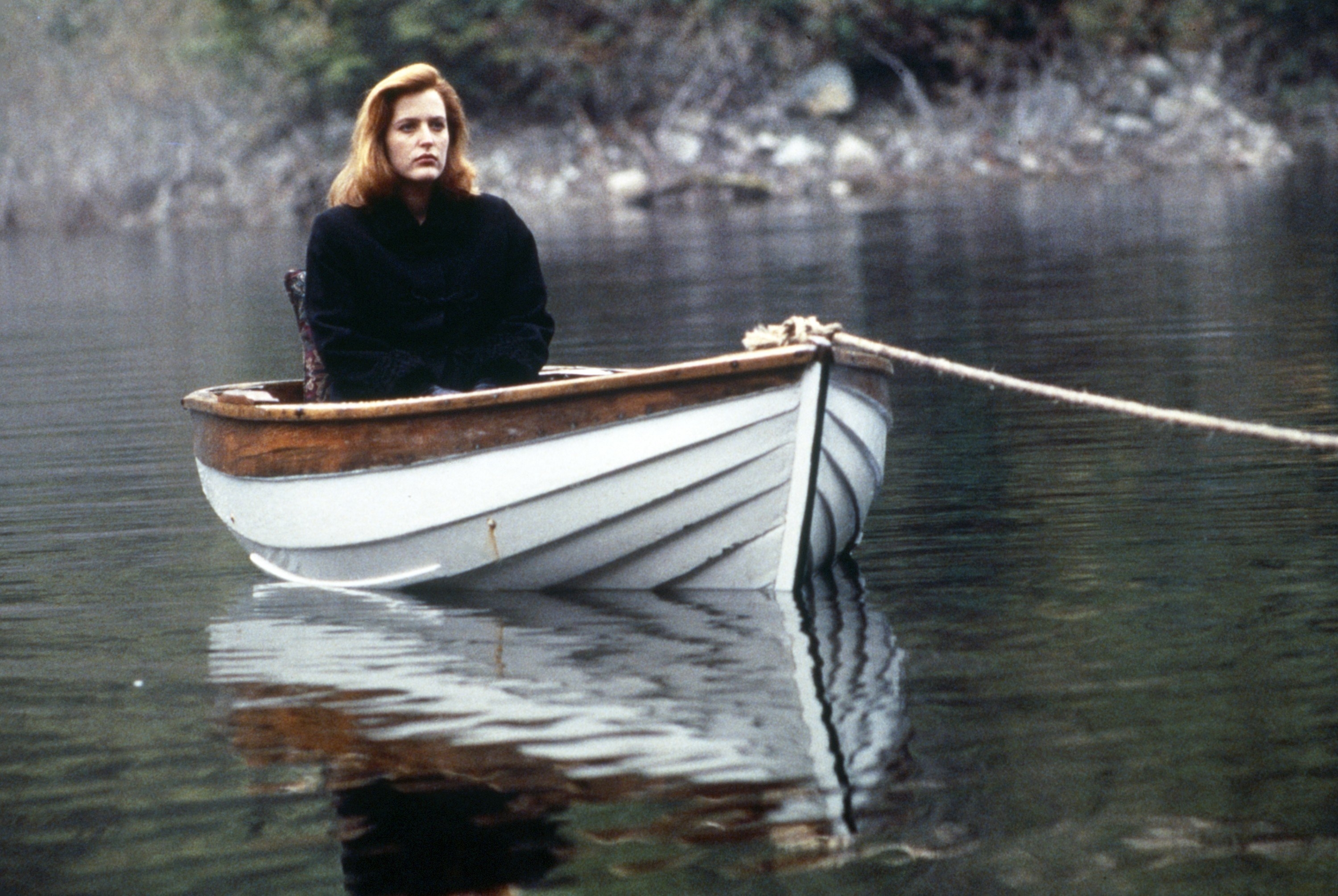 Mulder in a boat