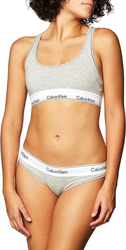 calvin klein leopard bra and underwear set