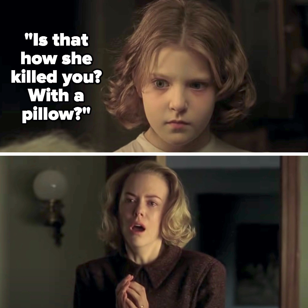 Anne is asked if that&#x27;s how her mom killed her — with a pillow — as Grace looks on in horror