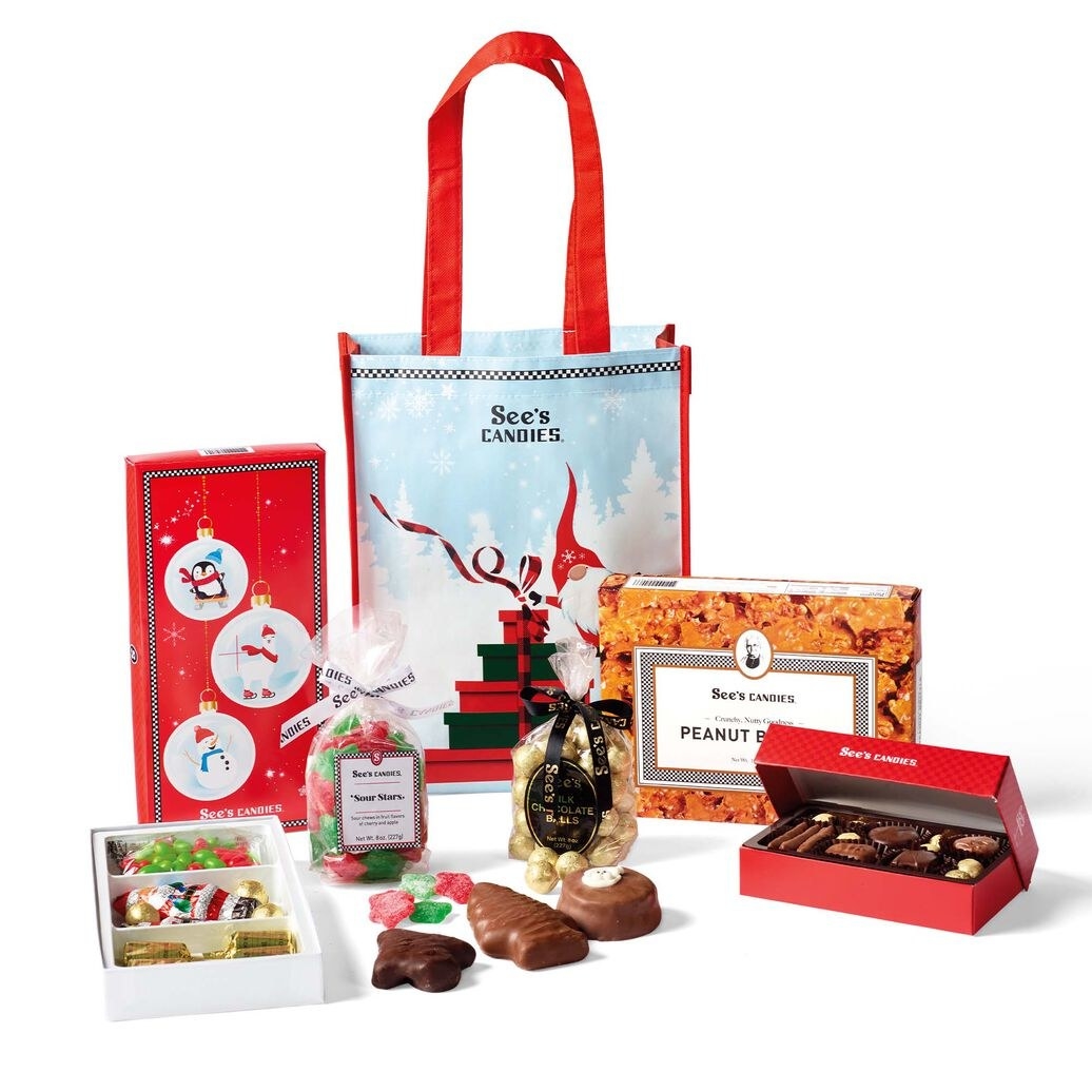 the gift set and all the candy included