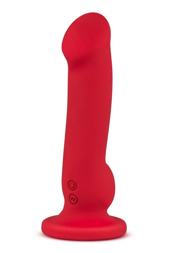 Red realistic vibrator