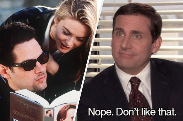 Still of Josh and Cher from Clueless next to a photo of Michael Scott saying "Nope. Don't like that."
