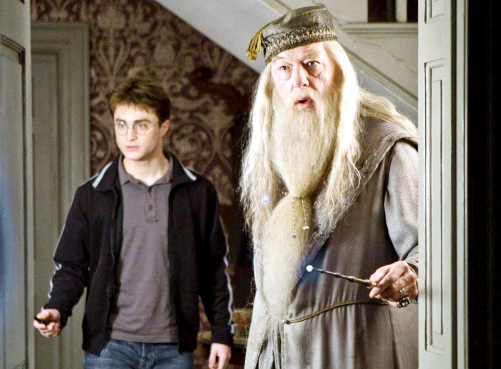 Dumbledore looks like he&#x27;s about to cast a spell