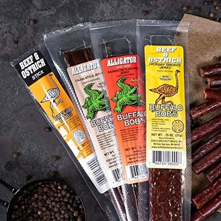 four different types of individually wrapped jersey