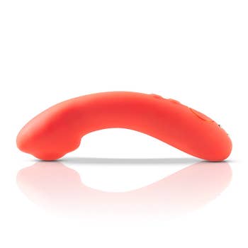 Orange curved vibrator