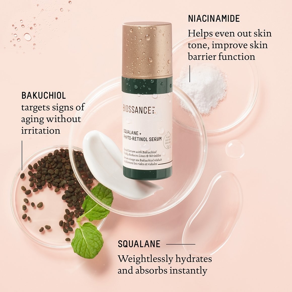 The squalane and phyto-retinol serum