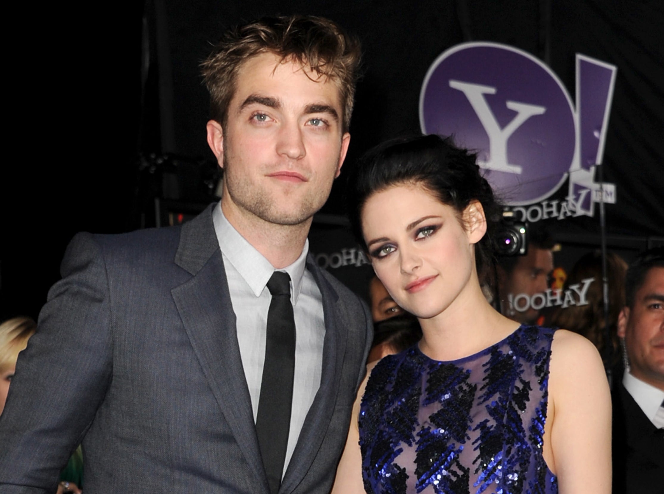 Kristen and Robert pose together at an event