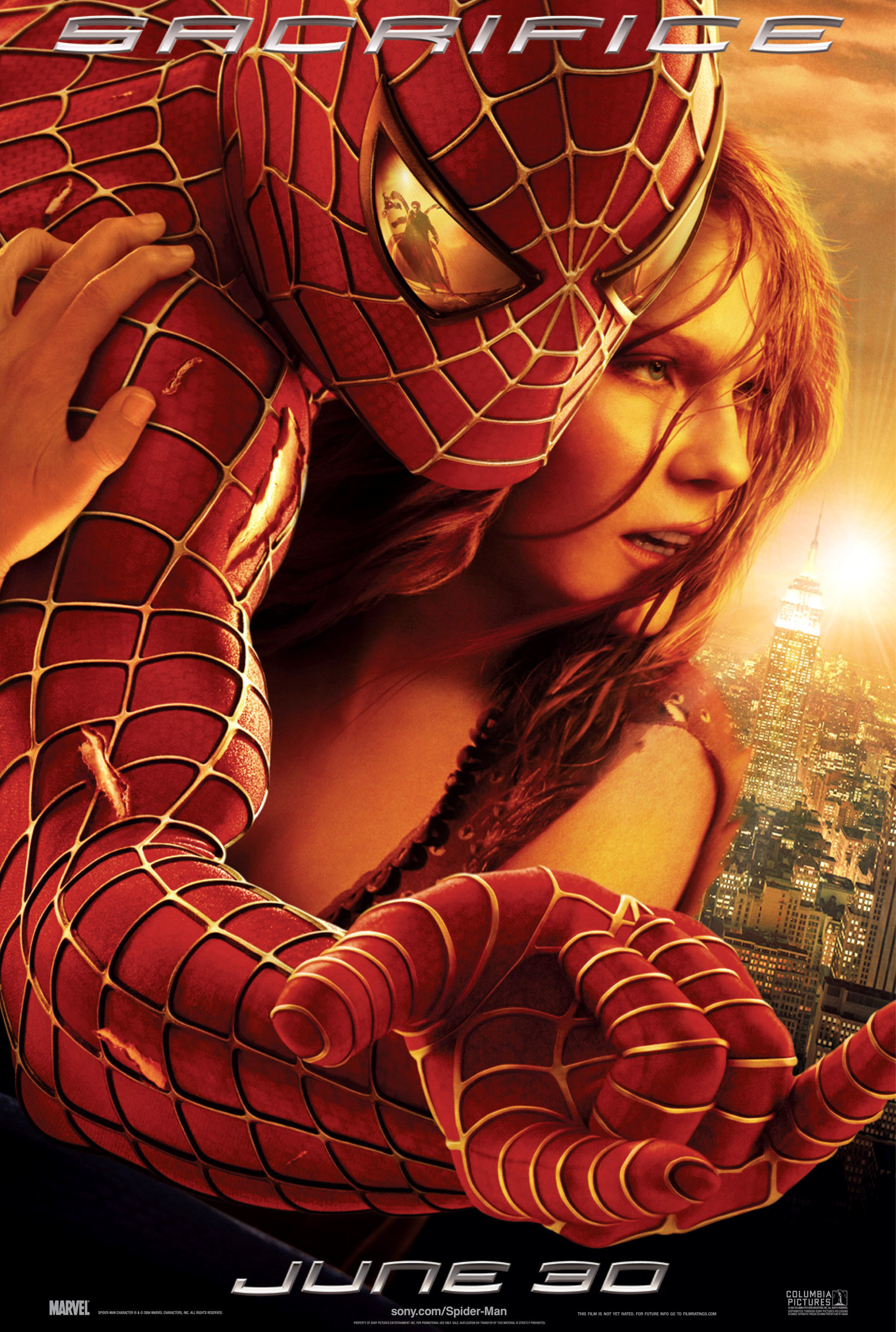The poster for Spider-Man 2