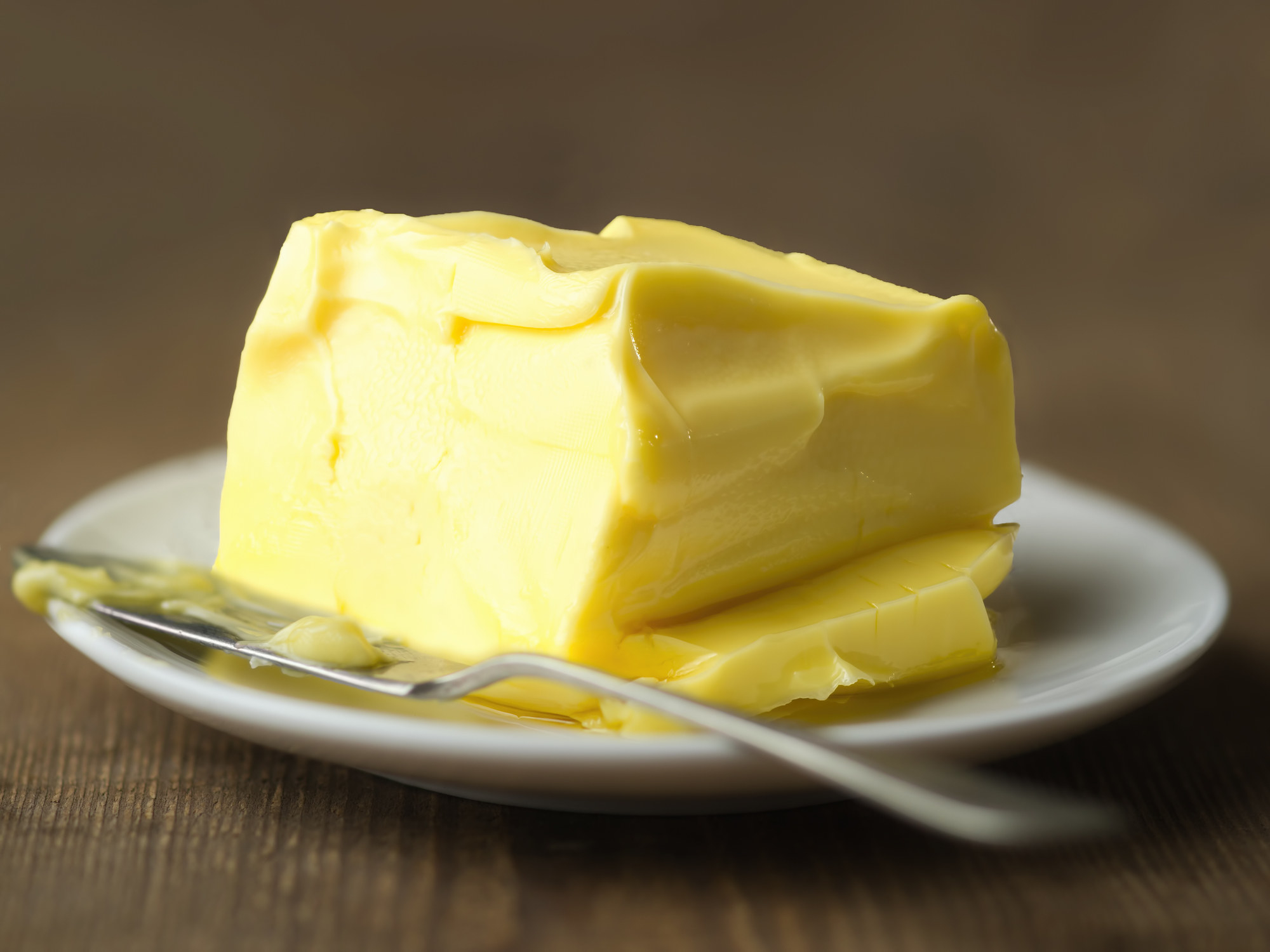 A soft slab of butter.