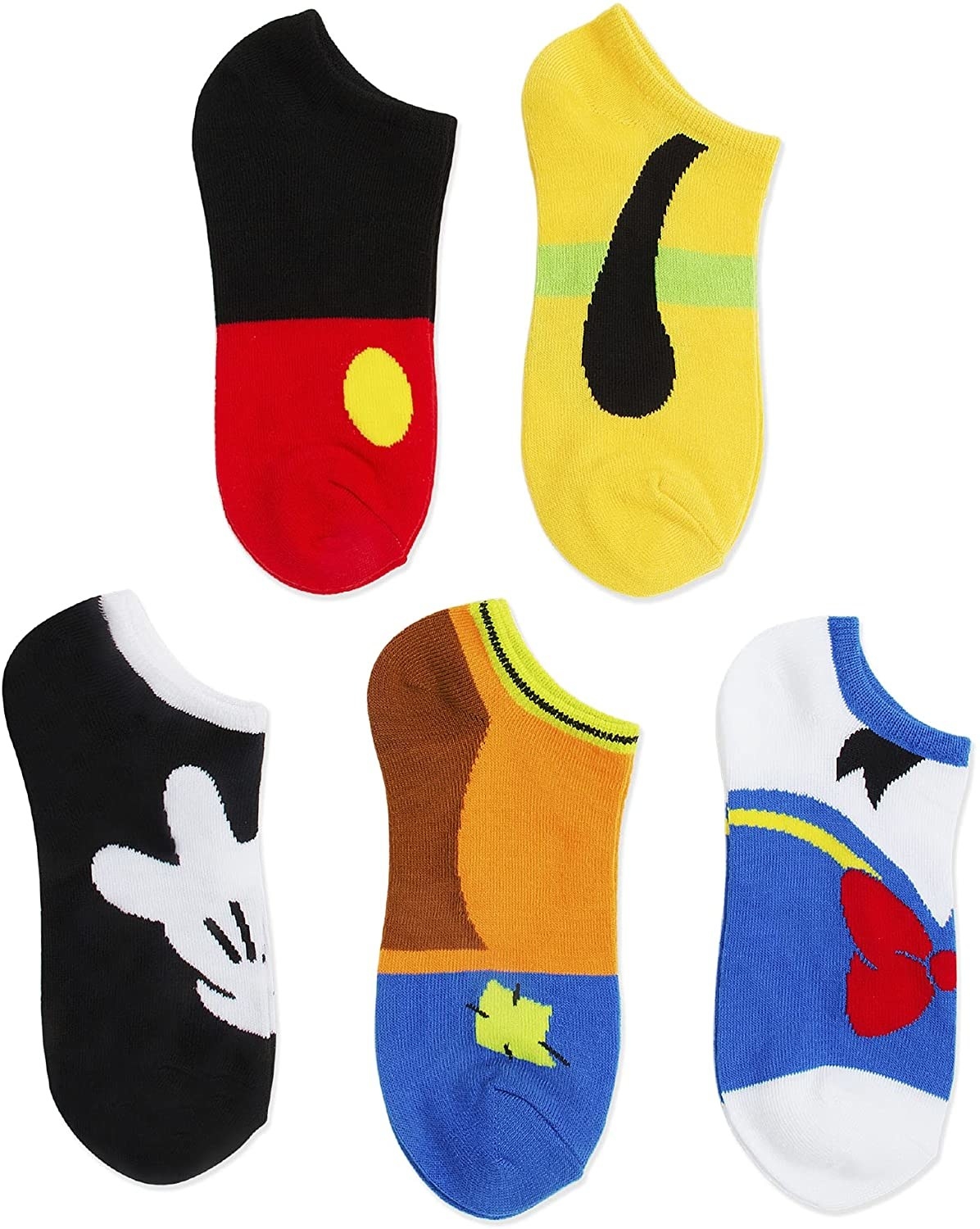 socks with motifs inspired by mickey donald pluto and goofy