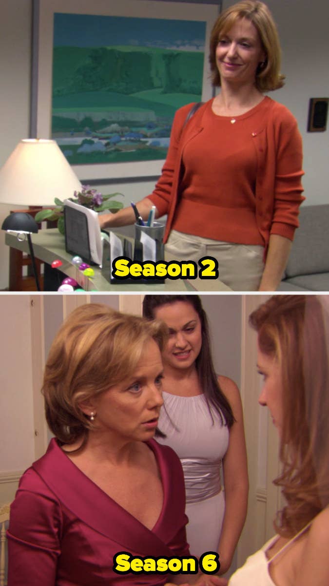 The actor playing Pam&#x27;s mom is different in Season 2 and Season 6