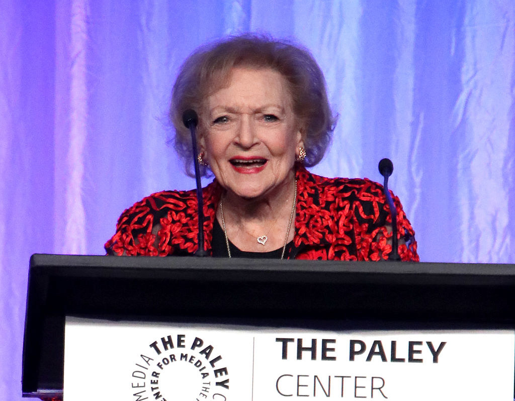 Betty White speaks at Paley Honors in Hollywood: A Gala Celebrating Women in Television