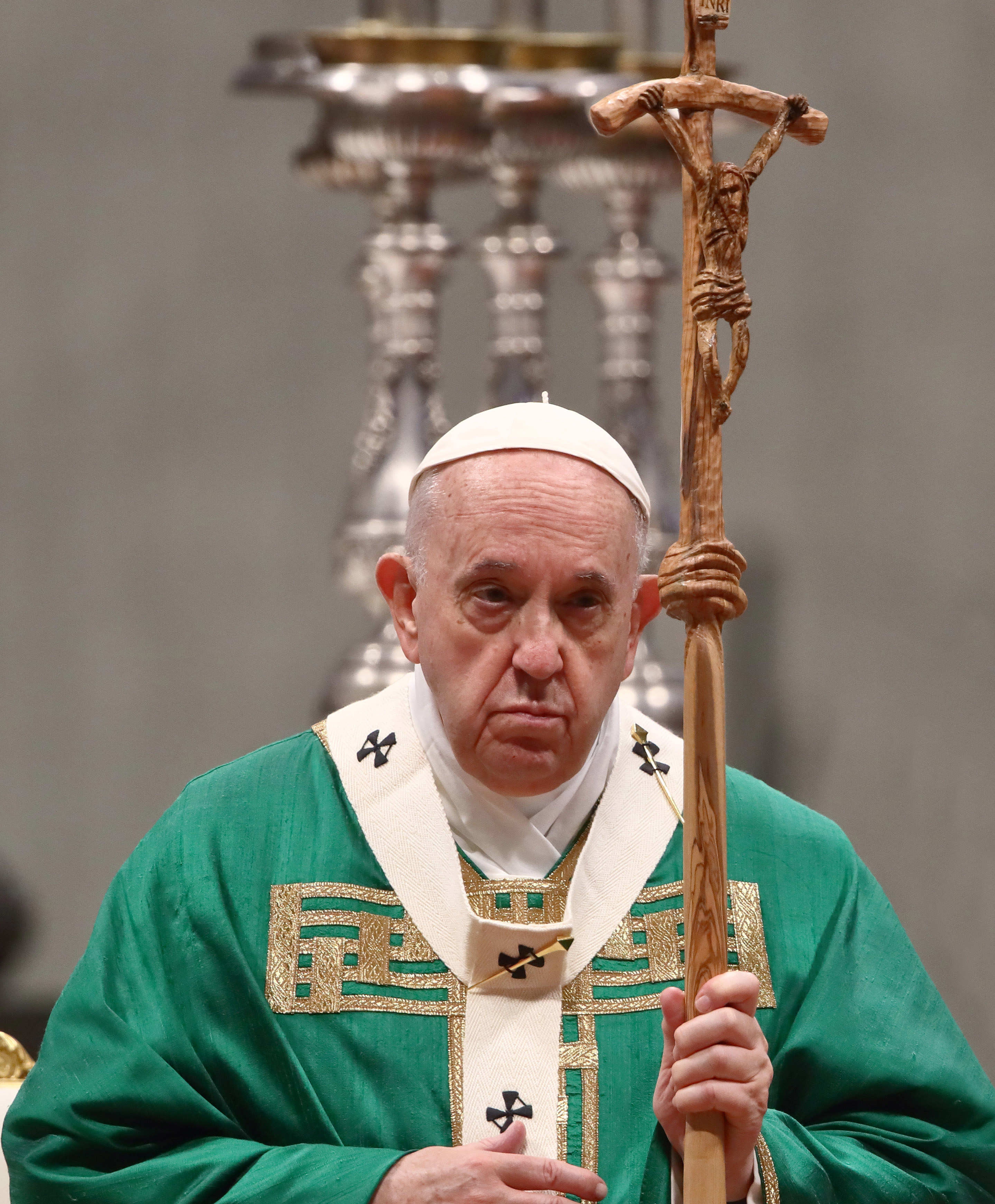 The pope celebrating World Day of the Poor