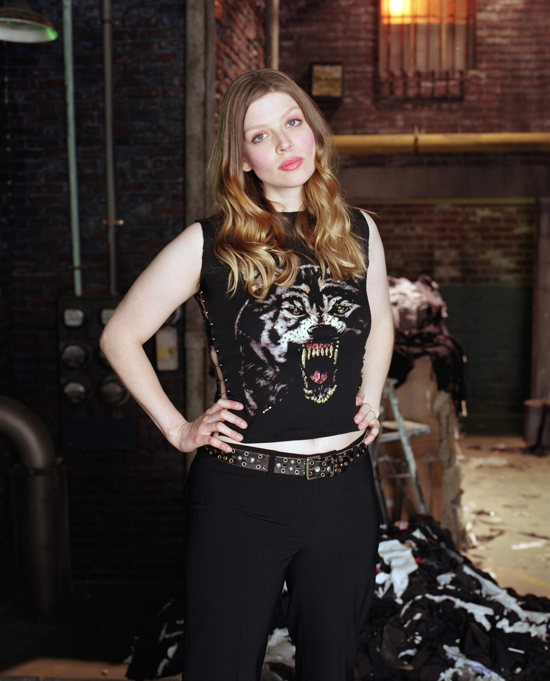 Amber Benson in a promotional shoot for Buffy