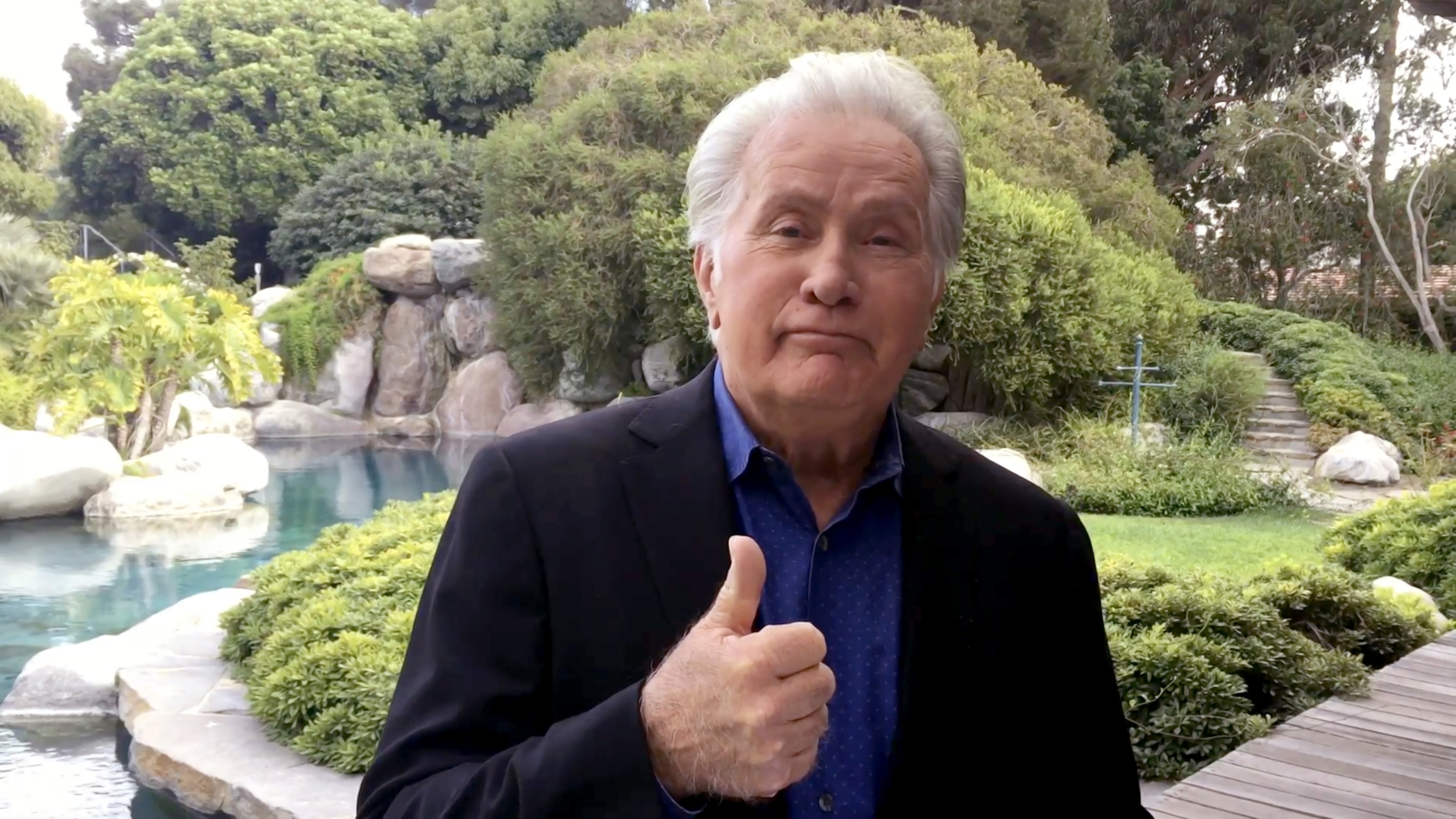 Martin Sheen speaks during the GCAPP EmPOWER Party