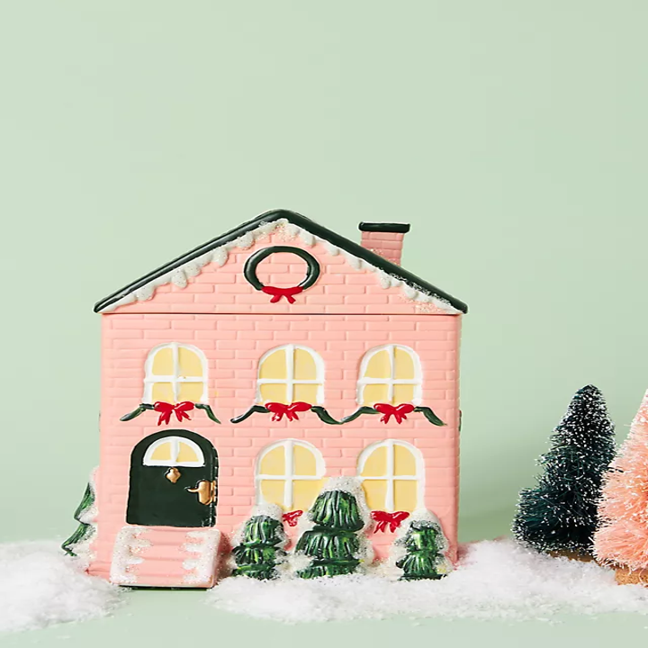 pink townhouse with removable roof
