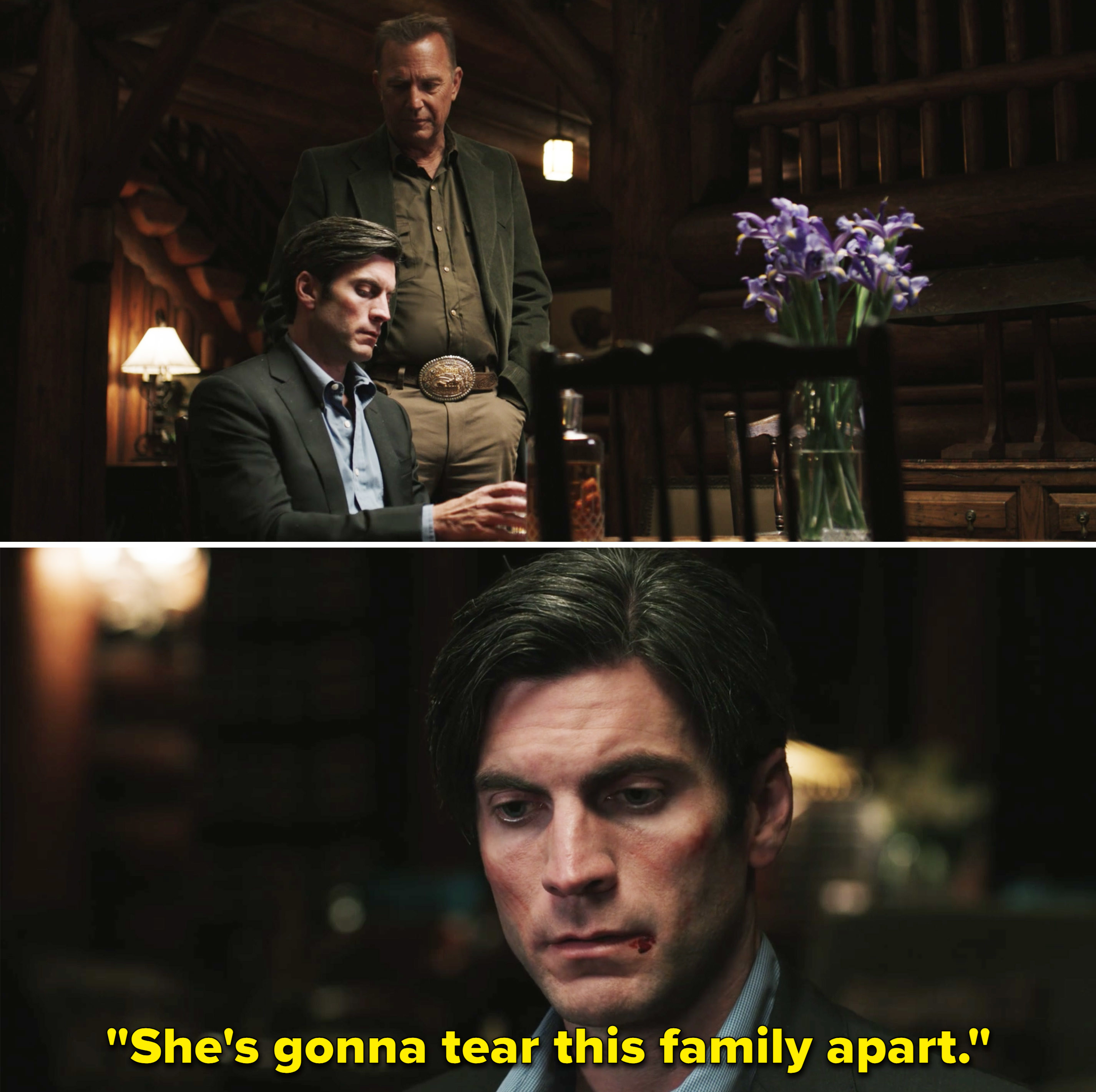 Jamie saying, &quot;She&#x27;s gonna tear this family apart&quot;
