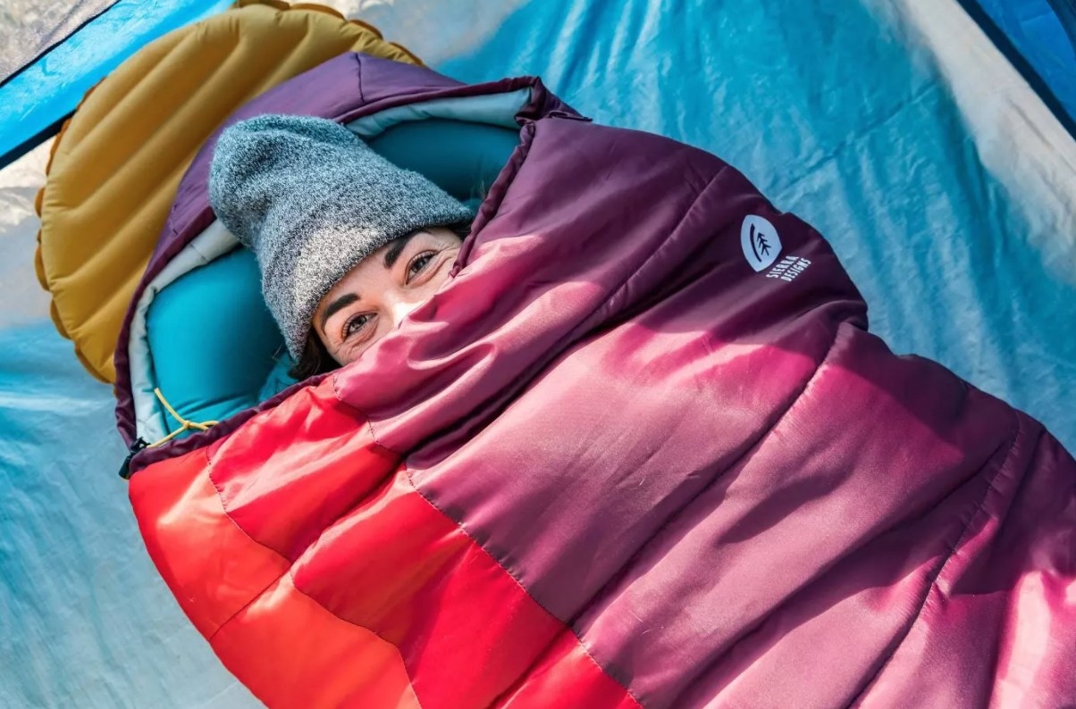 The mummy-style sleeping bag