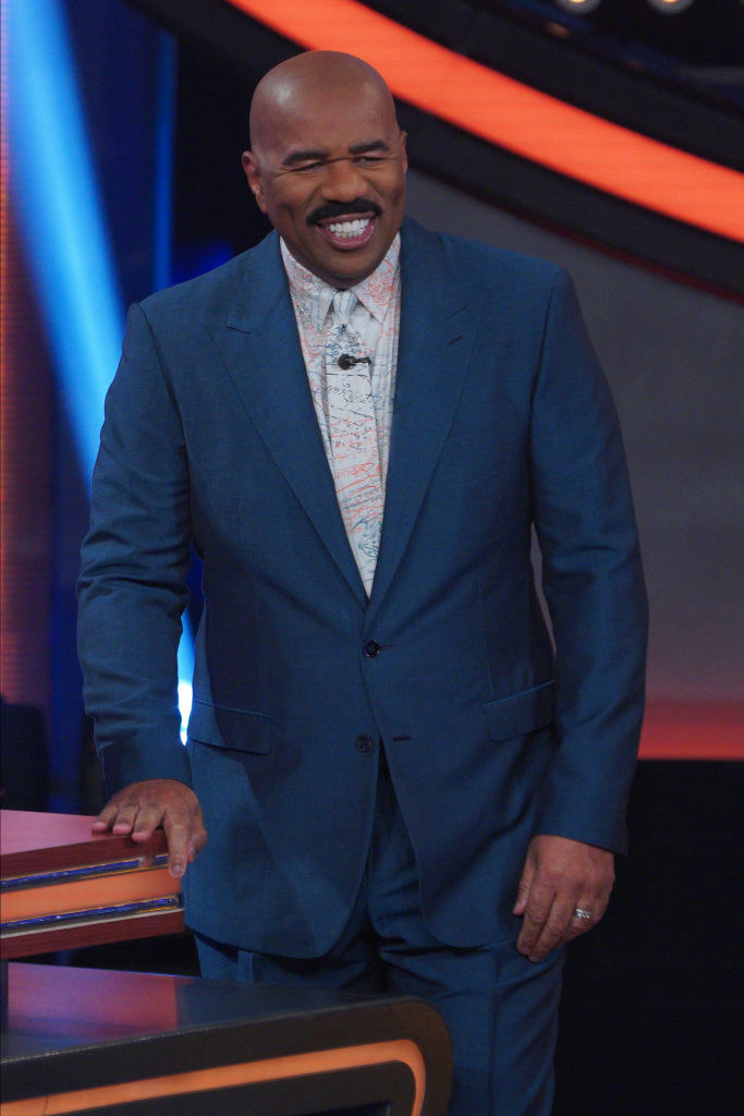 Steve Harvey on a red carpet