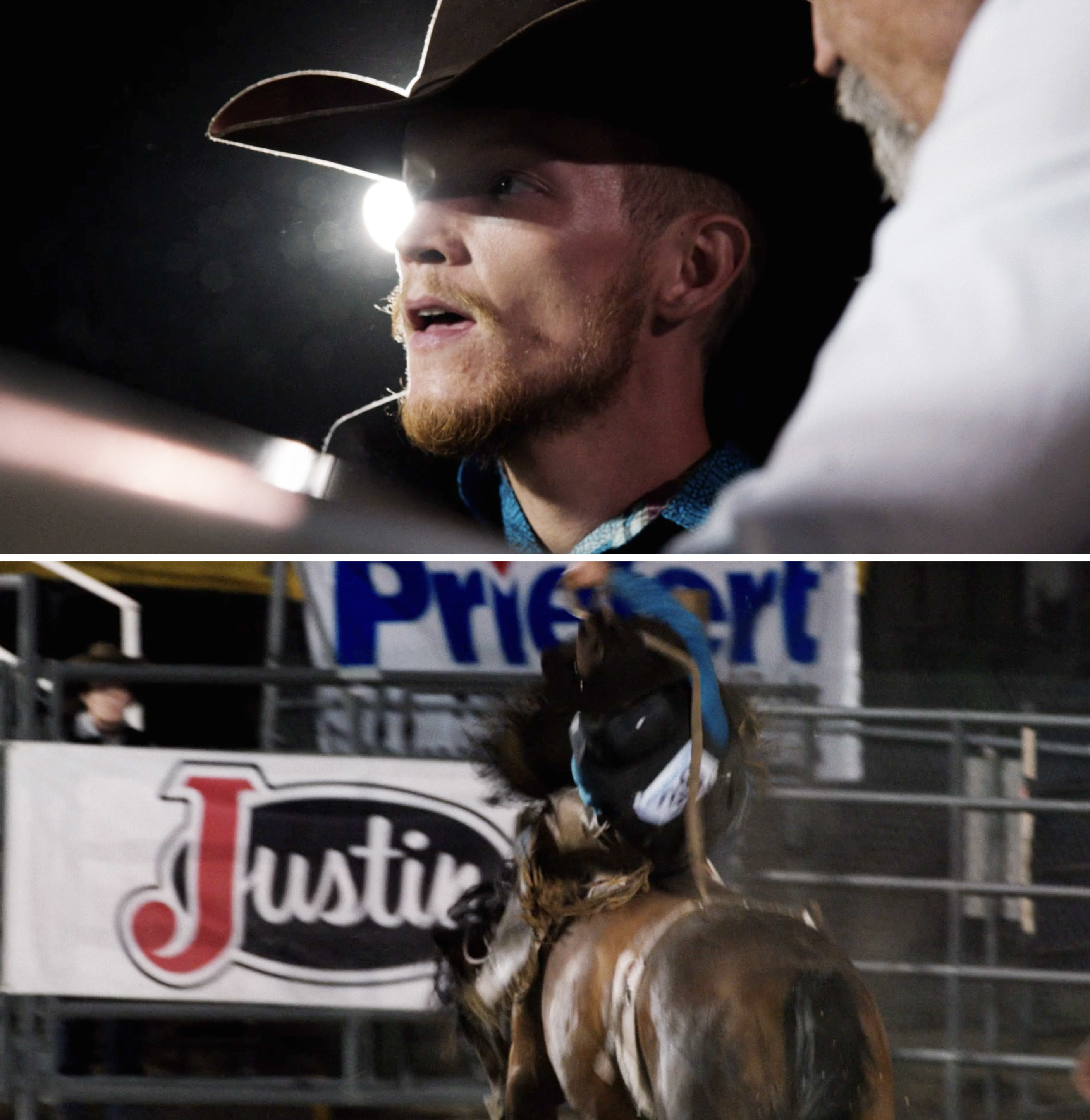 Jimmy on a bucking horse